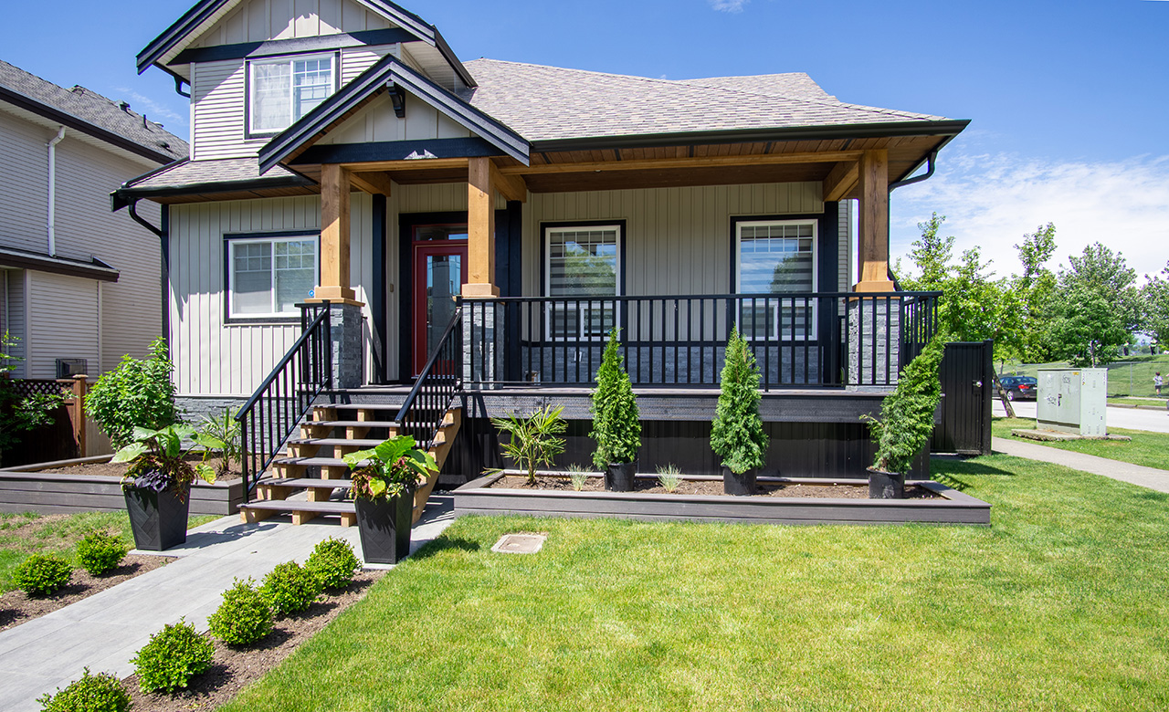 Langley — Exterior front